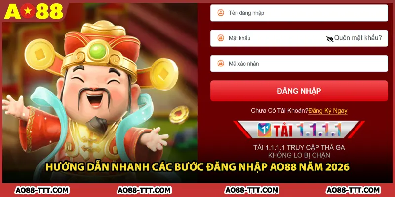 Hướng Dẫn Nhanh Các Bước Đăng Nhập AO88 Năm 2026